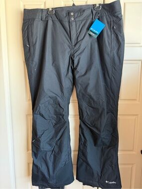 Columbia Black Omni-Tech Waterproof Pants with Blue Tag